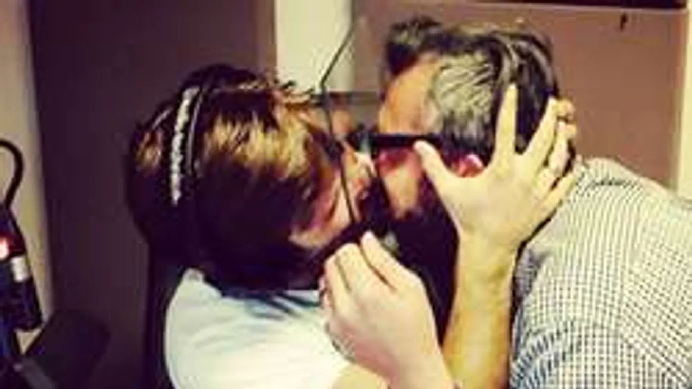 Élő adásban csókolózott Sebestyén Balázs és Rákóczi Feri - fotó