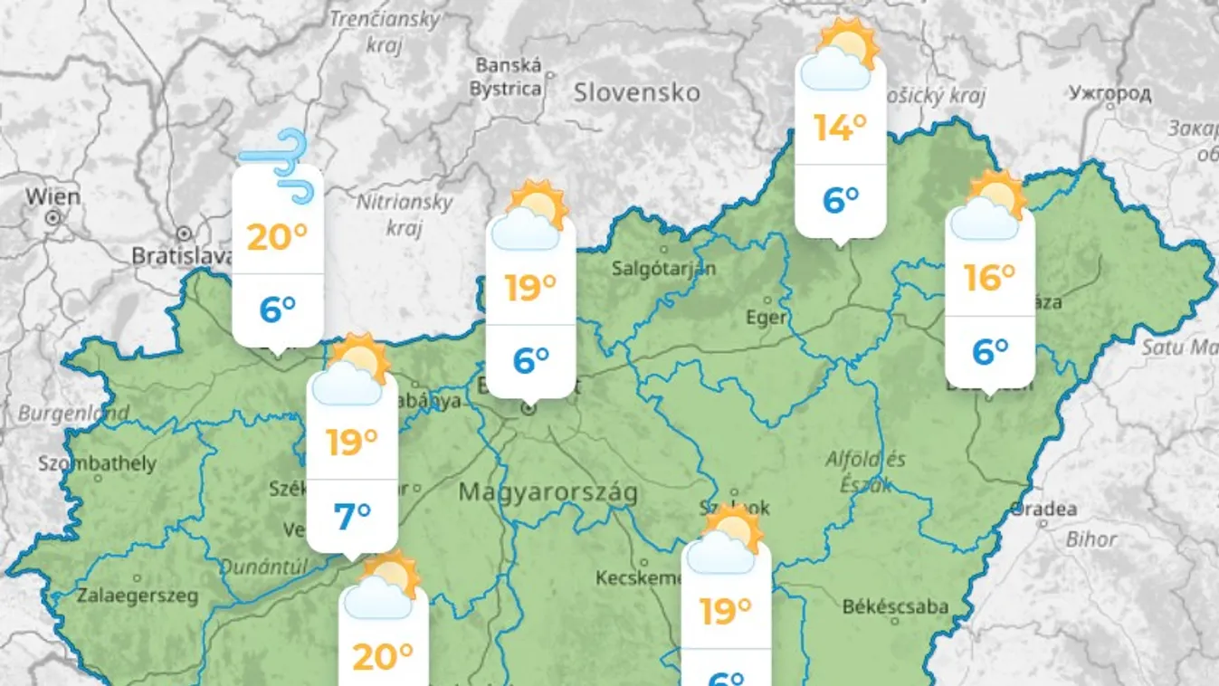 Közeleg a hidegfront, nagyot zuhan a hőmérséklet