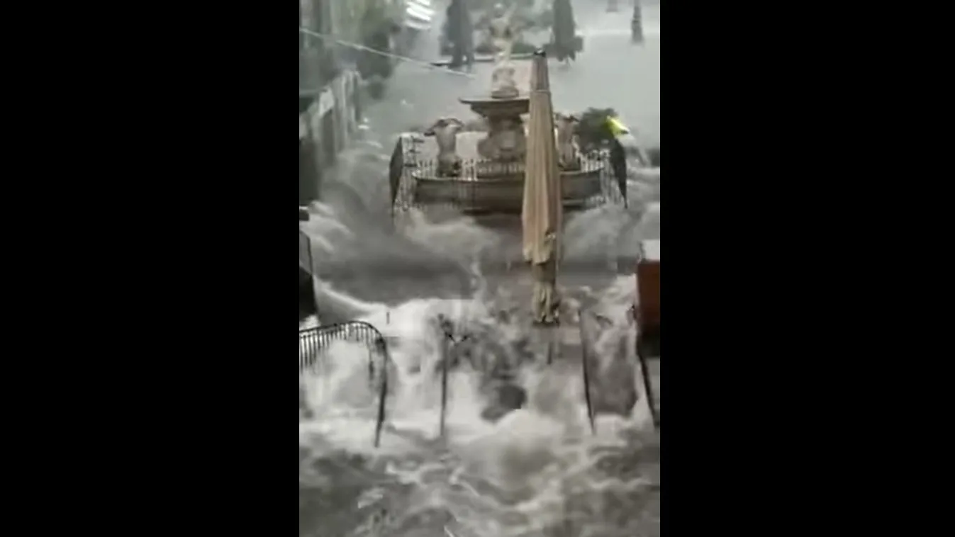 Pusztító árvíz sújtja Olaszországot, döbbenetes videó érkezett