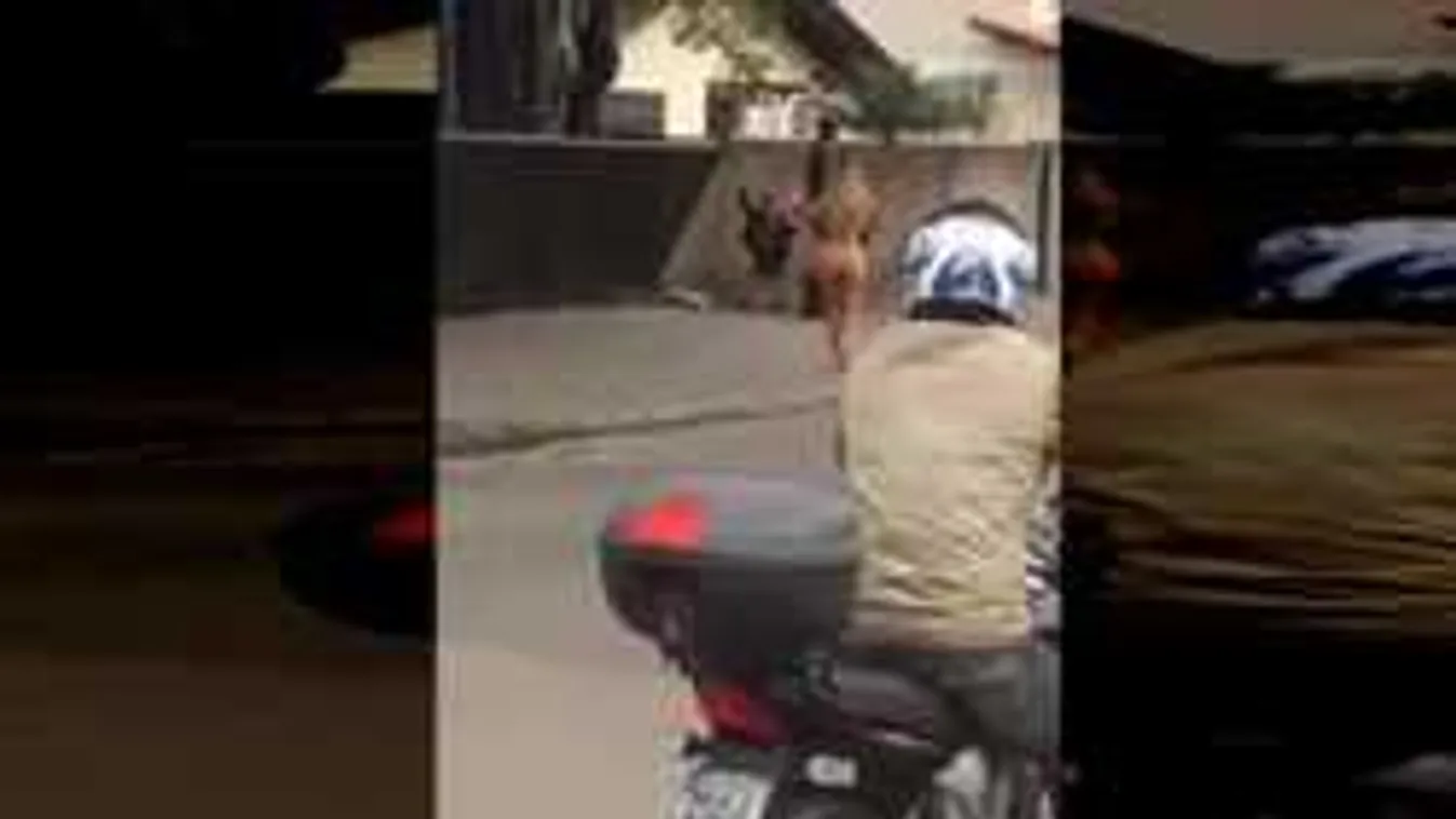 Meztelenül állt neki kerítést bontani egy zavarodott fiatal nő! - videó