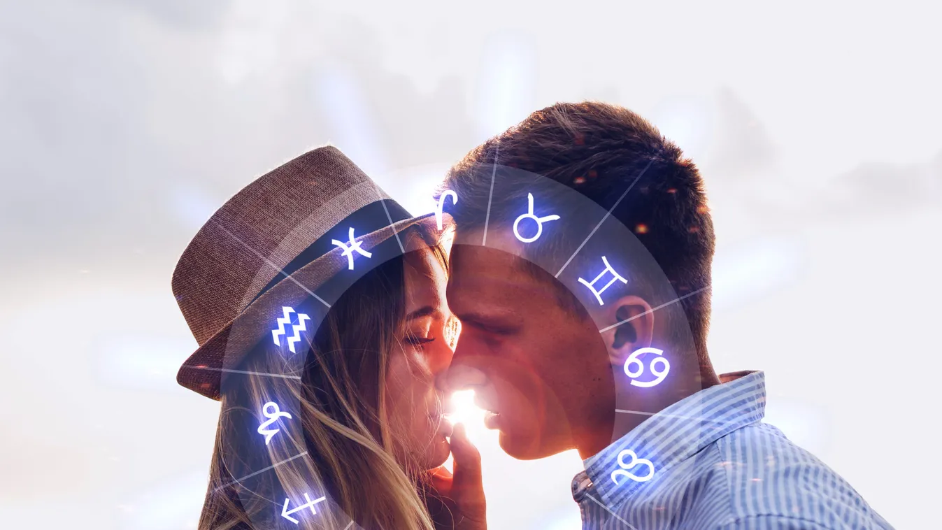 Concept,Of,Love,Compatibility,Between,Zodiac,Signs.,Horoscope,Astrology,Zodiac.