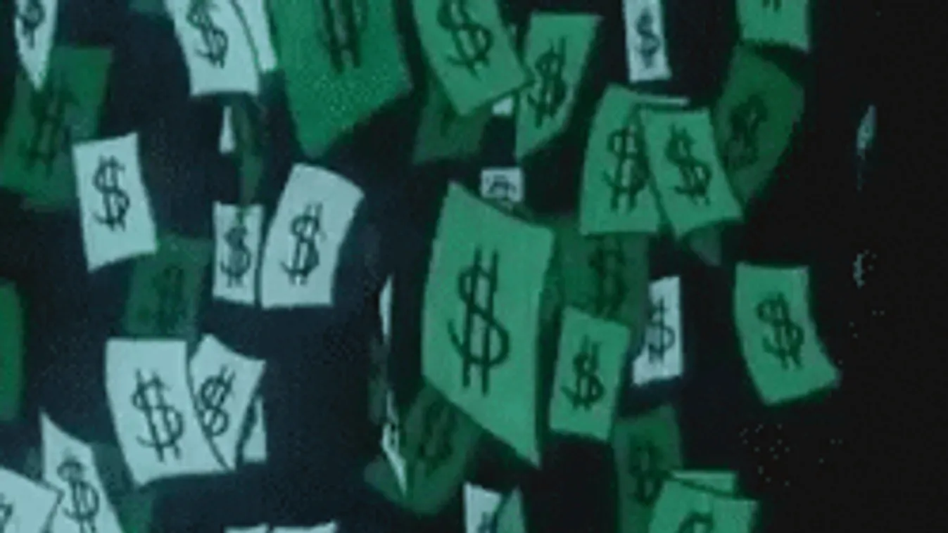 Ez a nap videója: pénzeső hullott az autópályára, leállt a forgalom