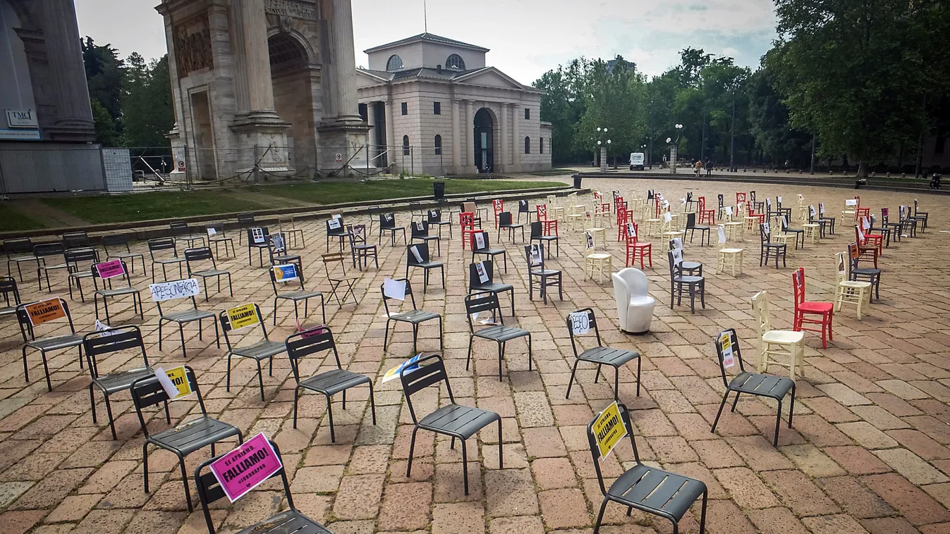 Így tiltakoznak az olasz vendéglősök