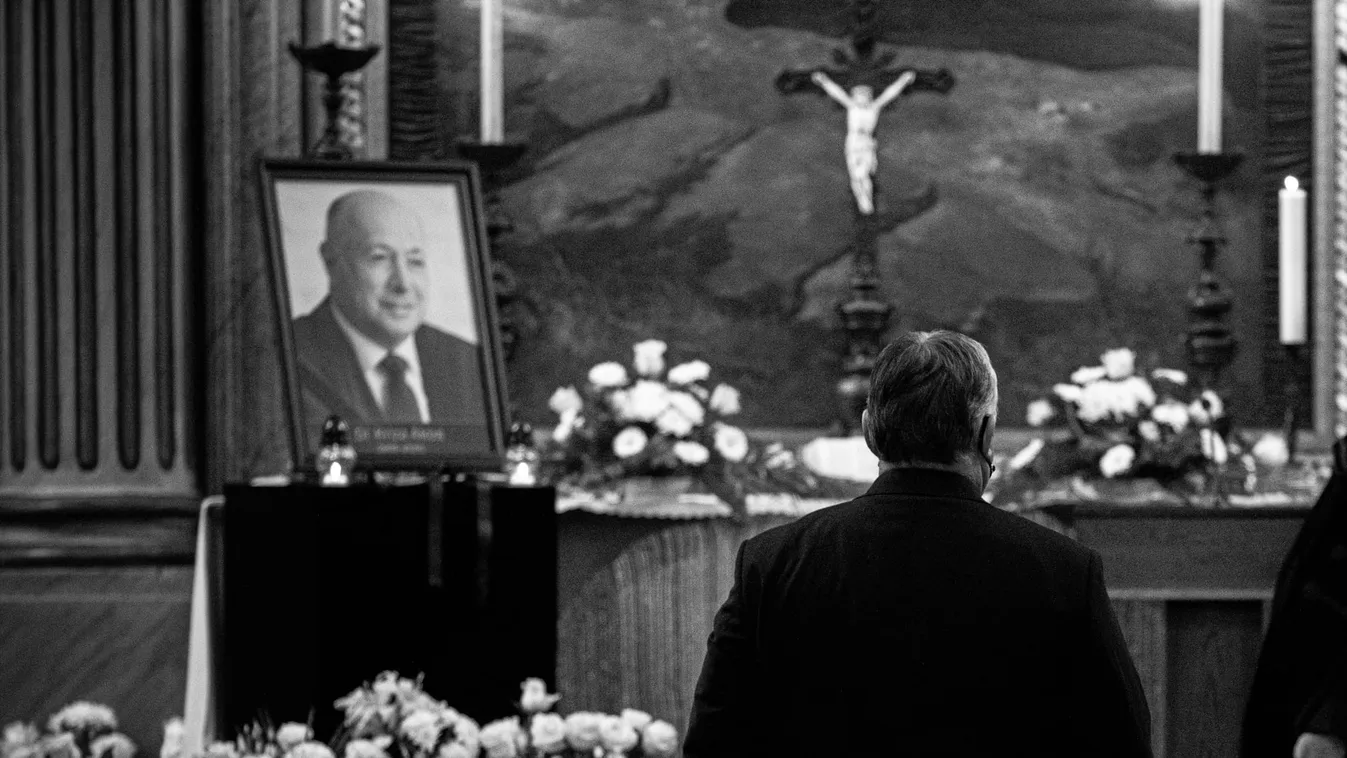 „Nekem fáj a legjobban, hogy elmentél közülünk” – elcsukló hangon emlékezett meg barátjáról Orbán Viktor – videó