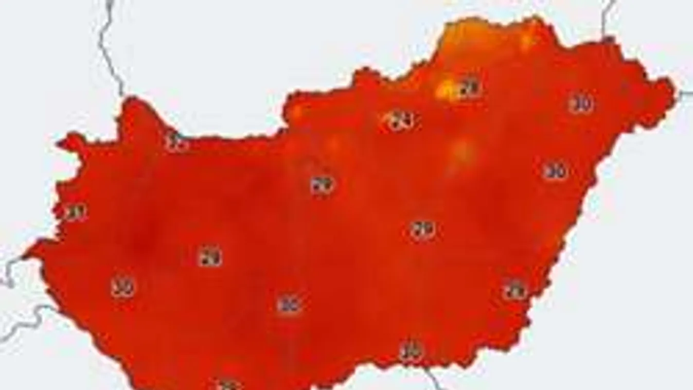 Megállíthatatlan hőség érkezik a hétvégén