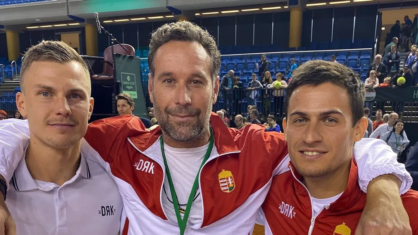 Noszály Sándor felsőtest-szépségversenyt tartott Fucsovics Marcival