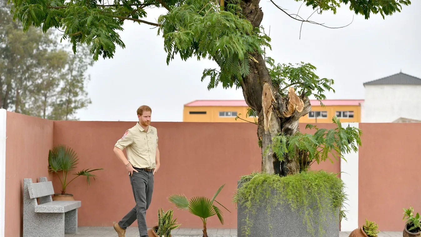 Prince Harry Visits Diana Tree in Huambo Angola