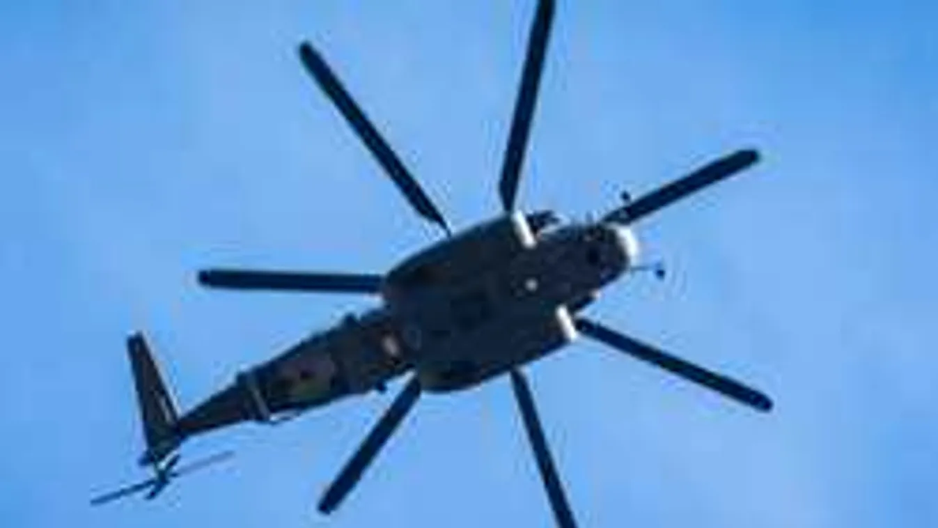 Óvoda mellé csapódott be egy katonai helikopter