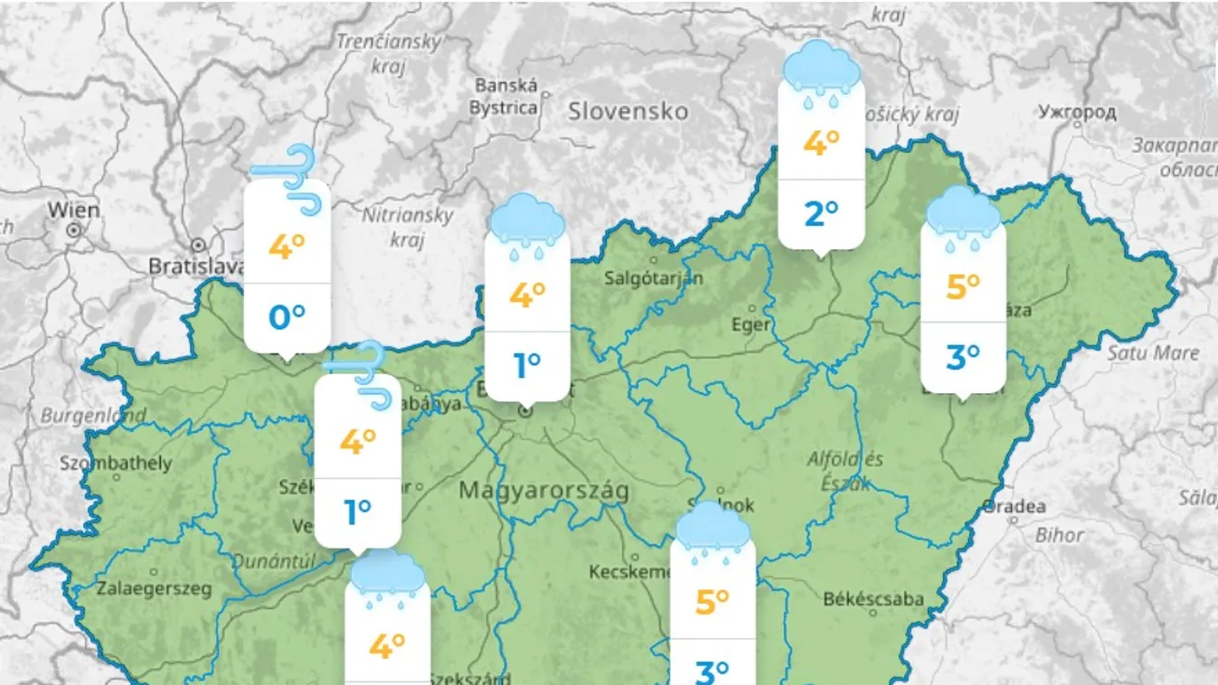 Cudar időjárás lesz a hétvégén
