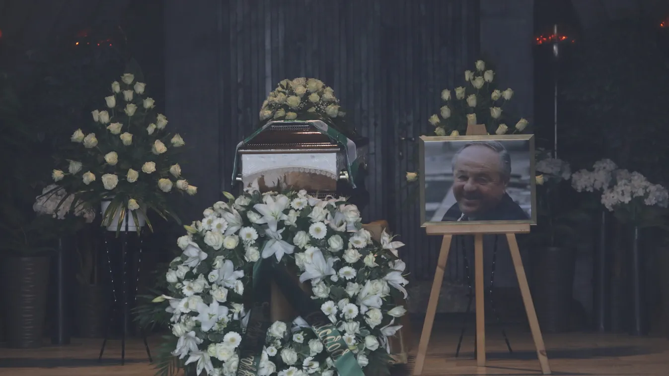 Fradi-zászlóval temették el Kárpáti Györgyöt – Fotók