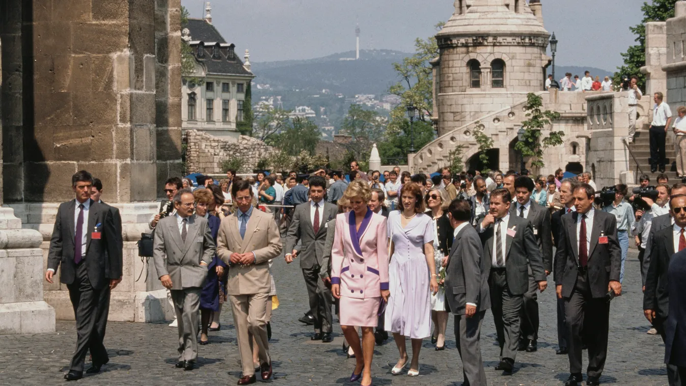 Charles And Diana In Hungary