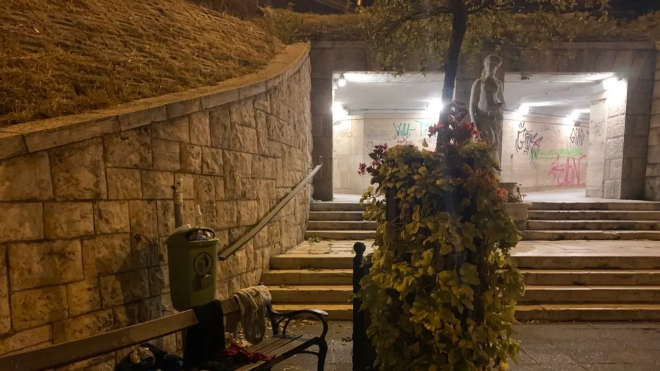 Nyilvános "turkáló" a Ferdinánd hídnál