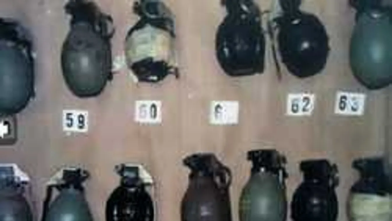 A kézigránátokat büntetlenül be lehet szolgáltatni Svédországban!