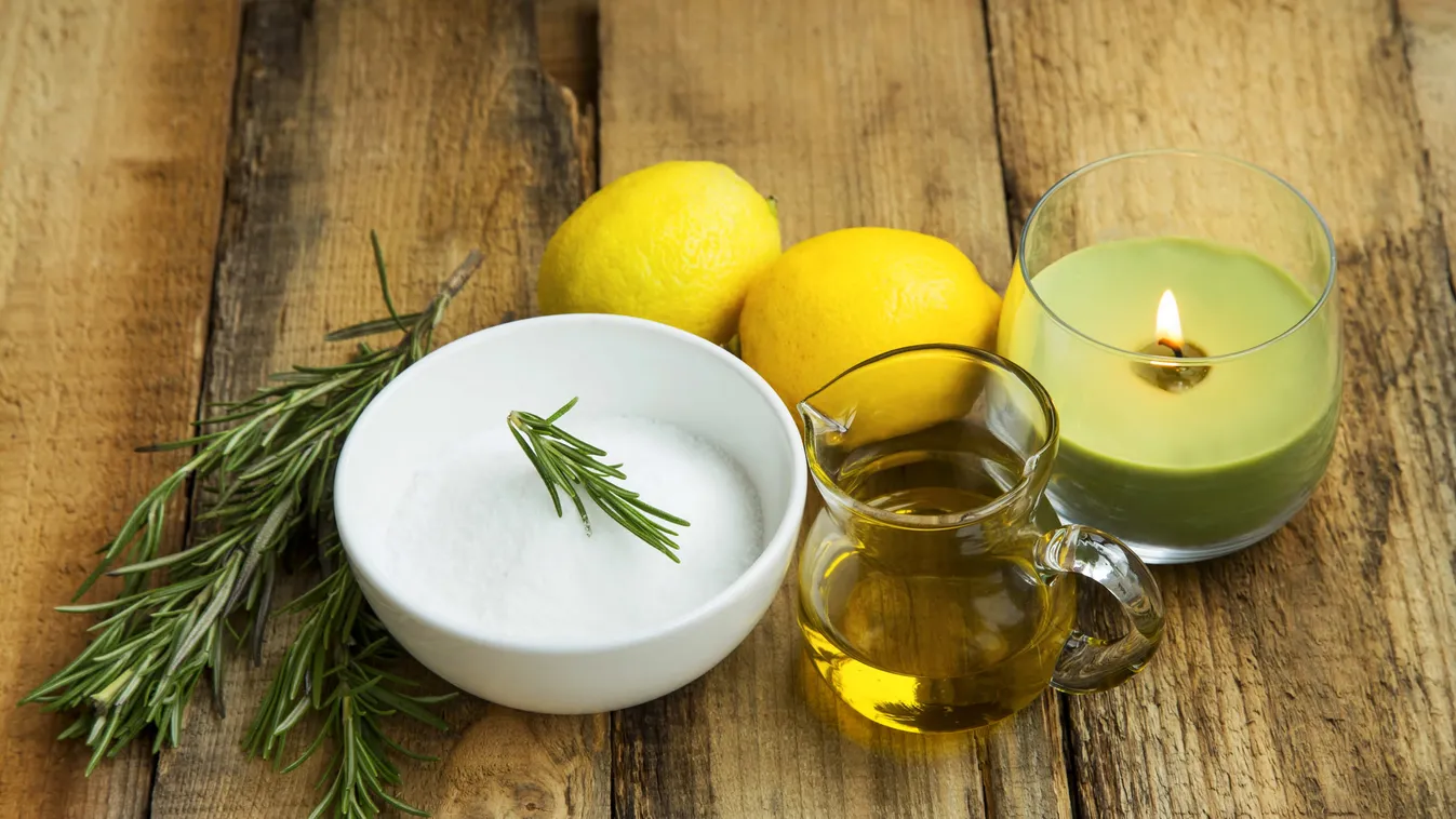 Natural,Homemade,Skincare,Products,With,Baking,Soda,,Lemon,,Rosemary,Herb,