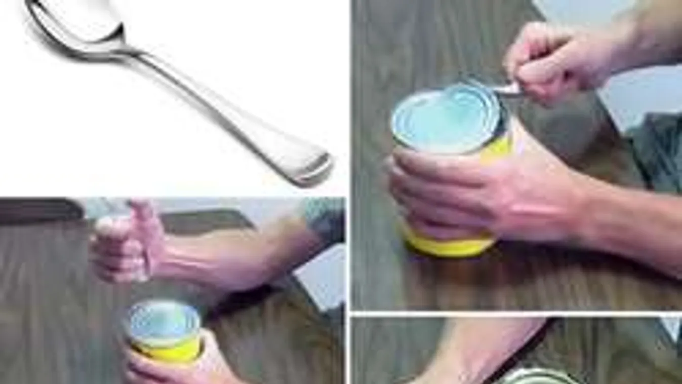 Sokat érő trükk: Így nyithatod ki a konzervet egy kiskanállal