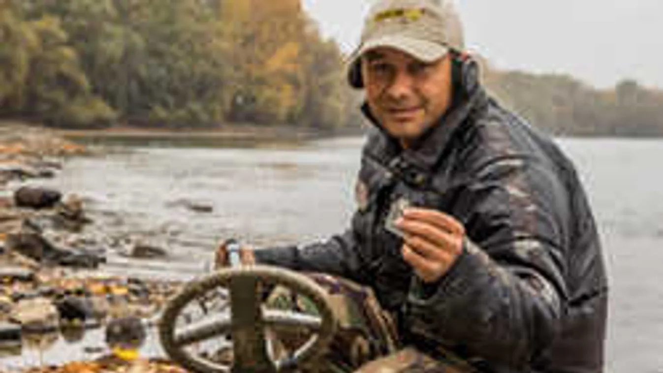 A szerencse fia elmeséli titkait: ő találta meg a kincseshajót a Dunában