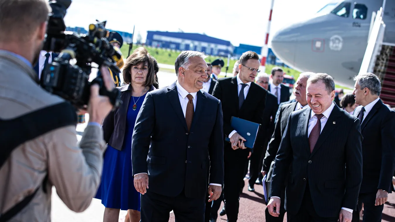 Történelmi pillanat: Orbán Viktor az első magyar miniszterelnök, aki Belaruszban járt – képek