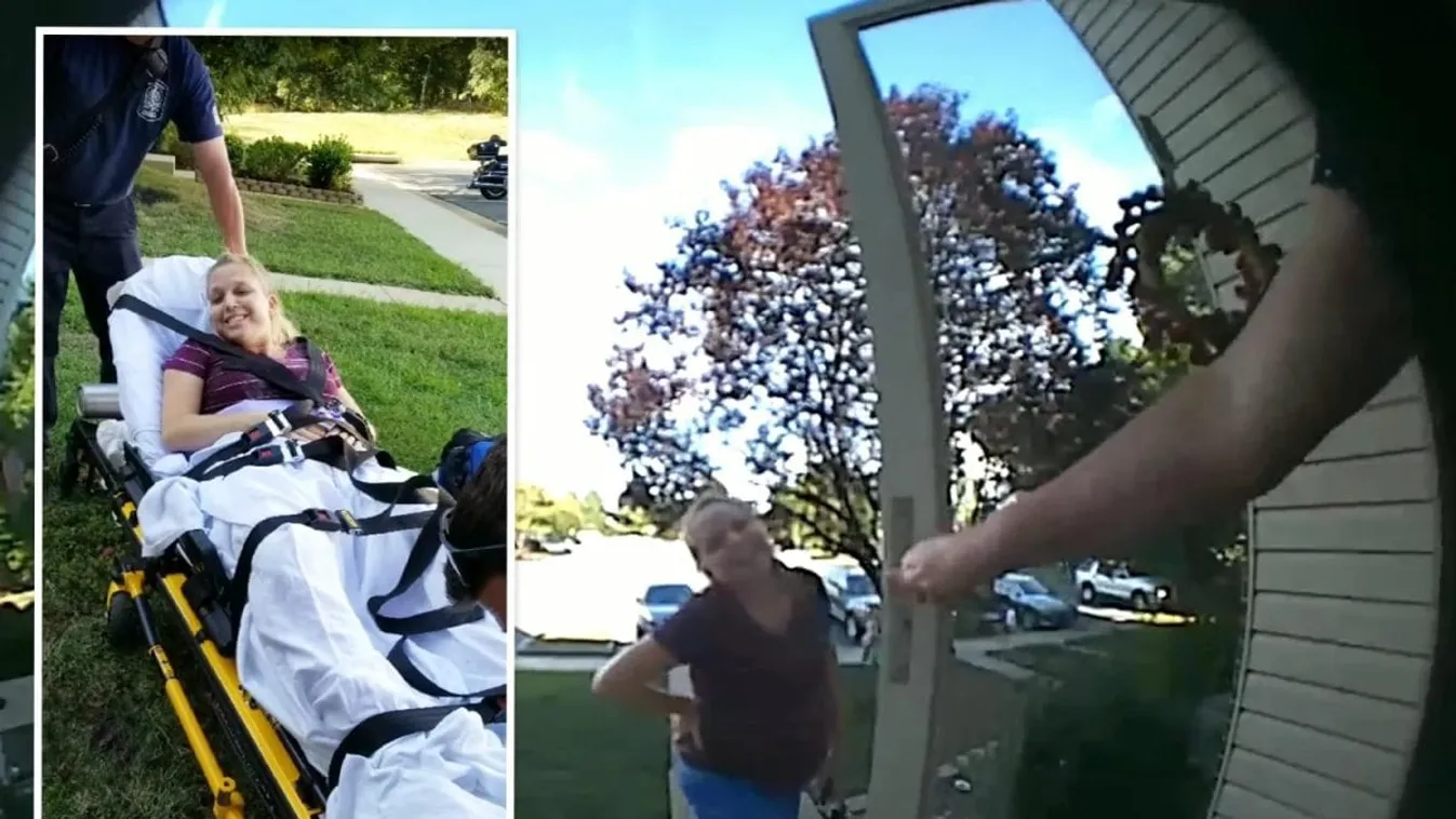 Mindent vett a kamera, a szomszéd kertjében szült meg a nő – VIDEÓ