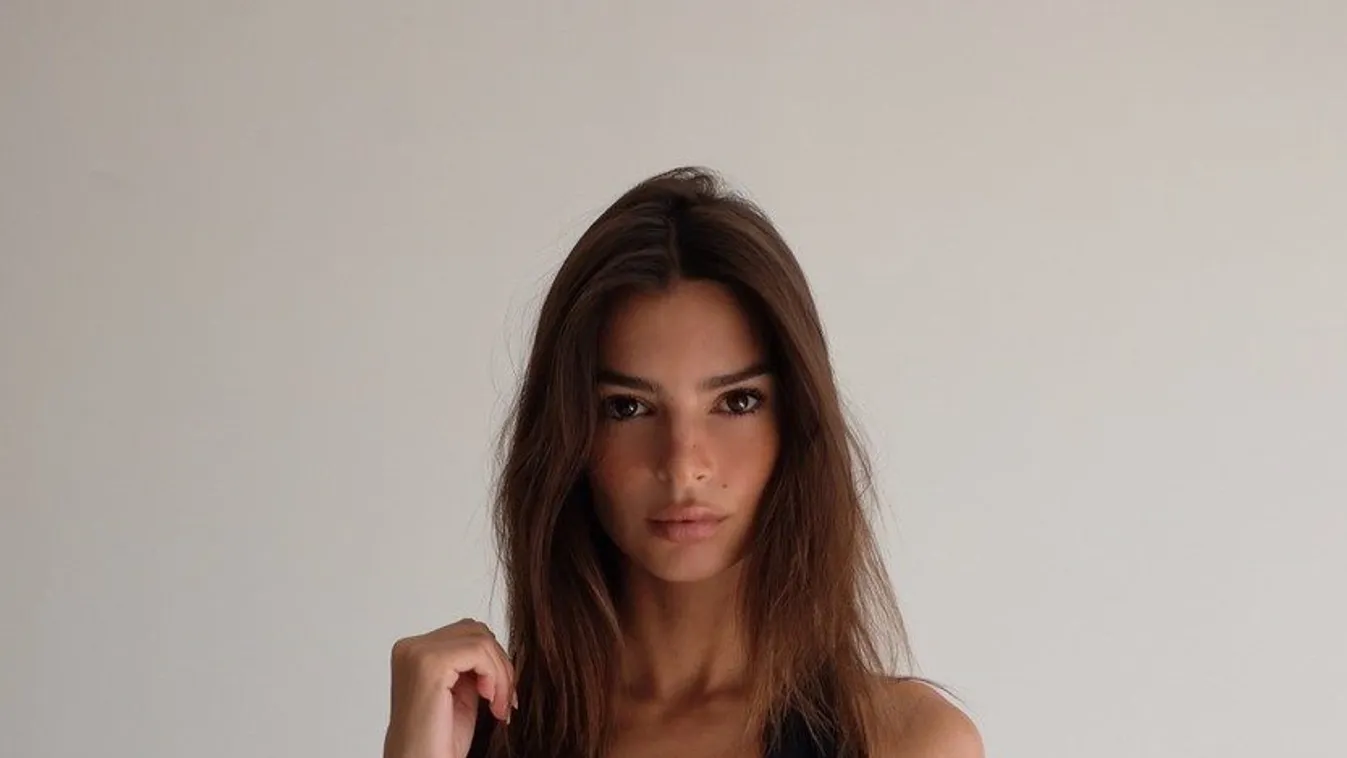 Stunning supermodel Emily Ratajkowski shows off her curves to model the latest swimwear range from her own fashion firm