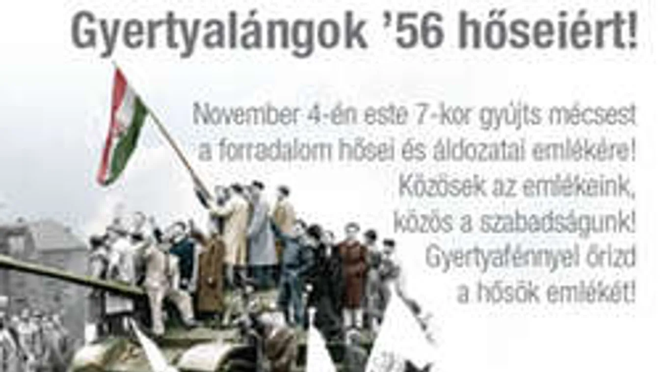 Egy mécses a forradalom hősi halottaiért - így is megemlékezhetünk &#39;56-ról