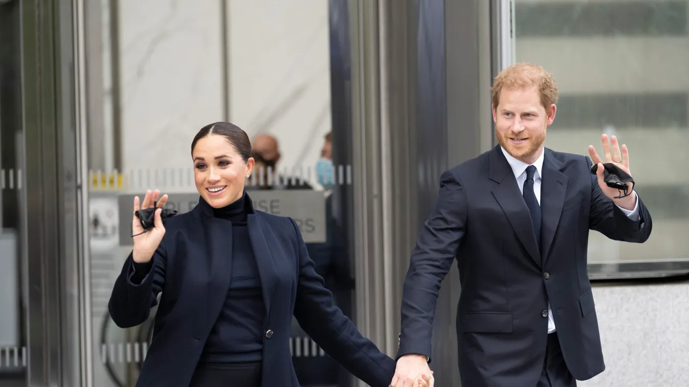 Prince Harry and Meghan Markel visit the World Trade Center