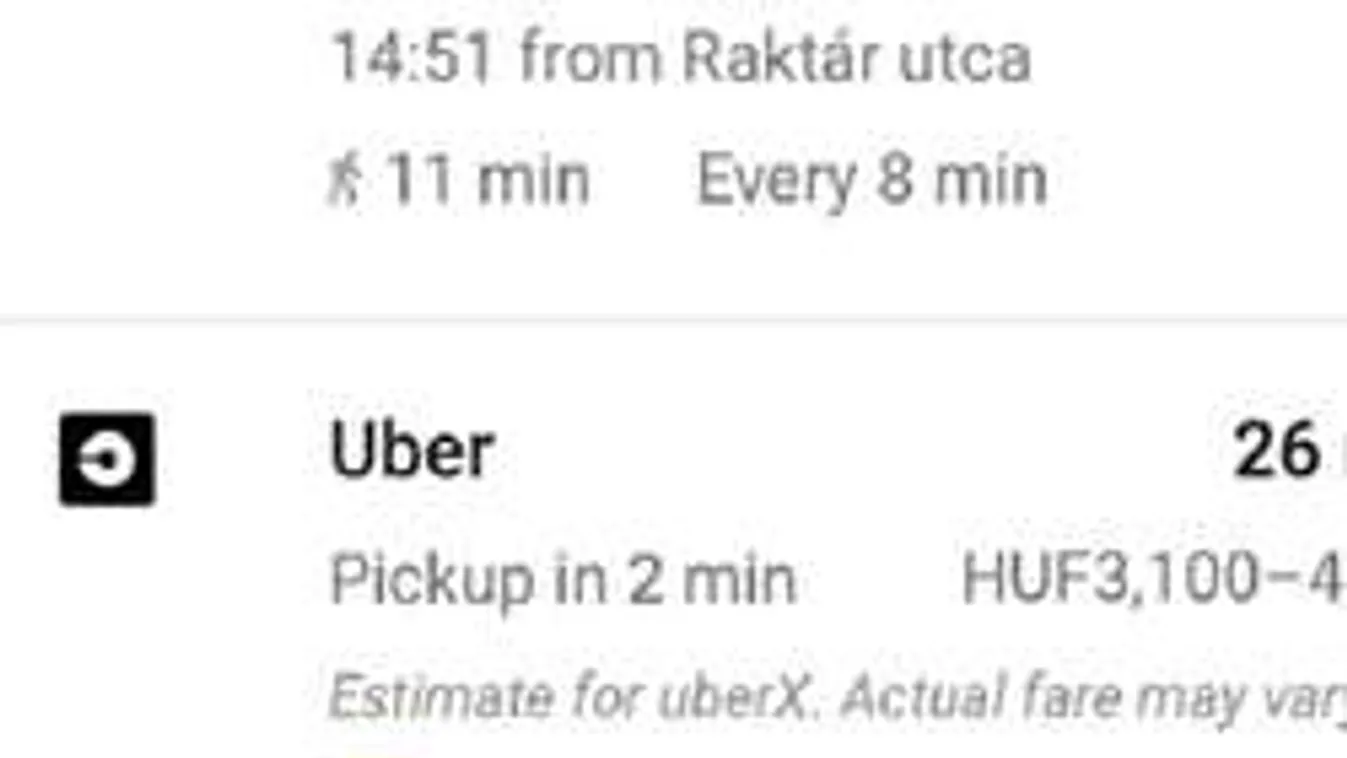Egyre durvábban nyomul az Uber. Már metró helyett ajánlgatják magukat!