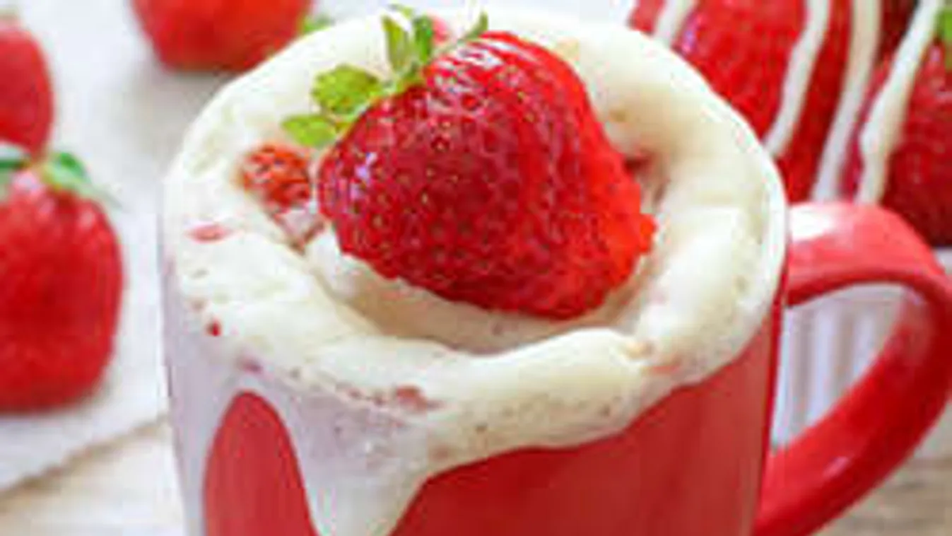 Cukormentes és finom: bögrés epres desszert a nyerő!