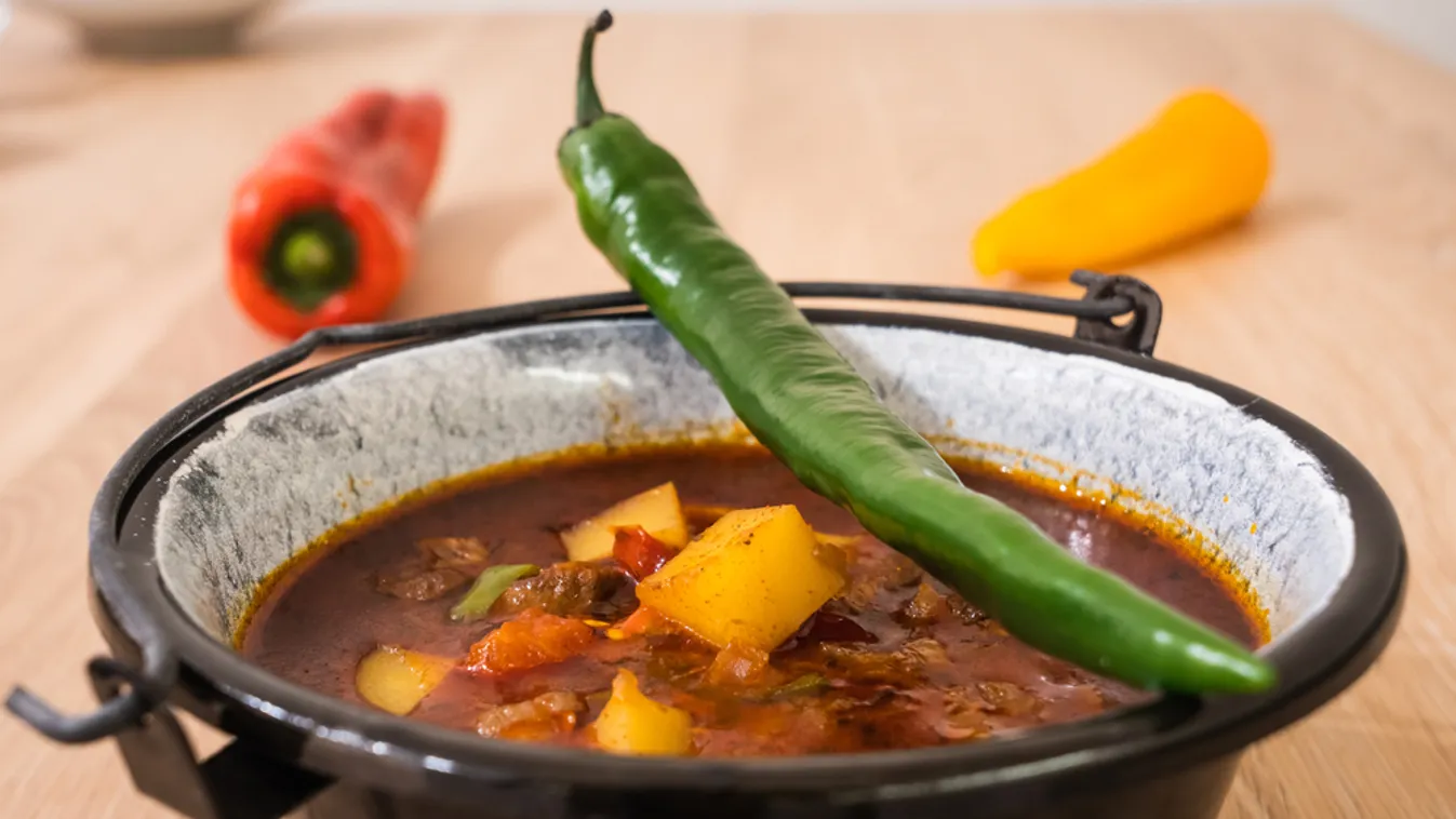 Hungarian,Beef,Goulash,Or,Gulyas,Soup,Or,Stew,Served,In