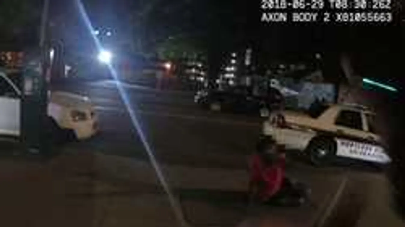 Brutális felvételt rögzített a rendőr testére szerelt kamera!