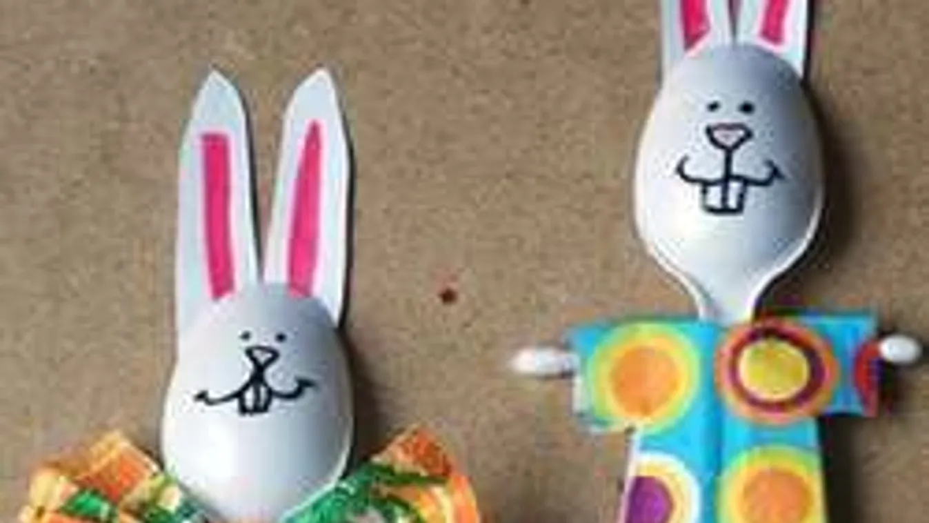 Nem hiszed el, mire jó a műanyag kanál! A legolcsóbb húsvéti dekoráció