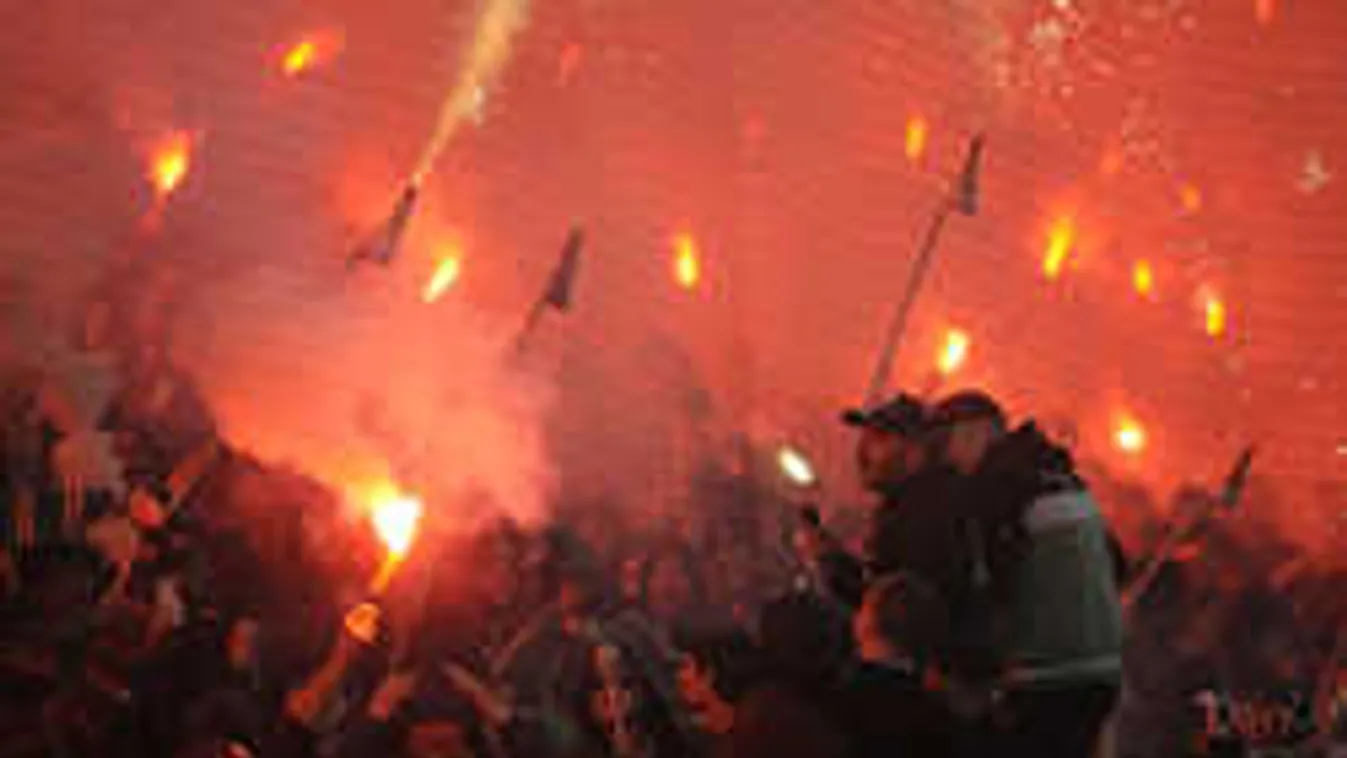 Így ünnepeltek együtt a Fradi szurkolói és játékosai - képgaléria