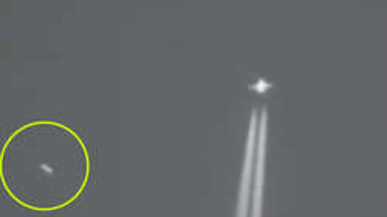 A mázlista ufóvadász: chemtrailes videójába berepült egy "gyanús" jármű