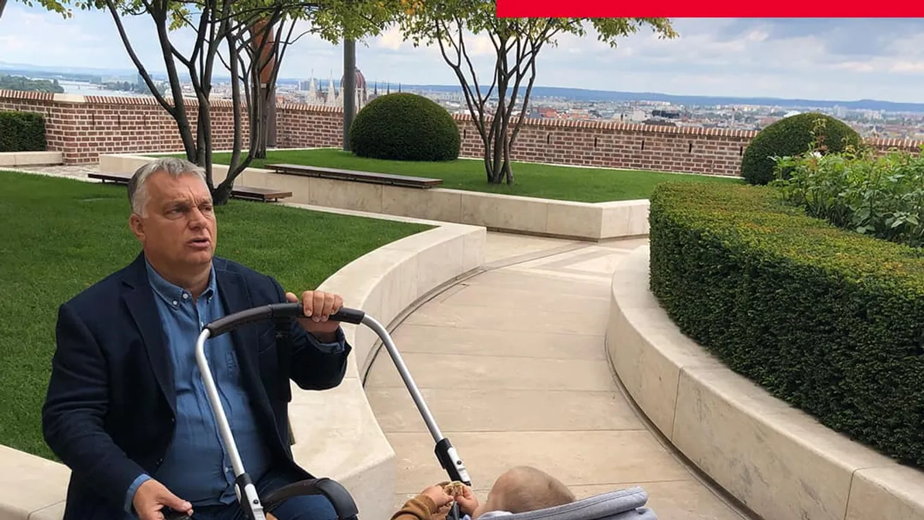 „Hétvégi műszak” – Orbán Viktor a kisunokájával tölti a vasárnapot
