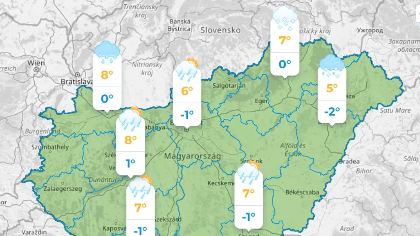 Veszélyes időjárás közelít felénk, kiadták az elsőfokú riasztást