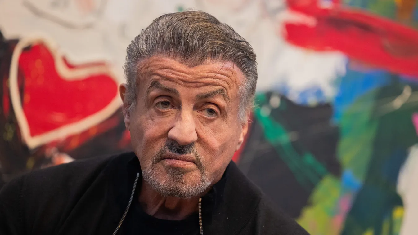 Sylvester Stallone opens exhibition