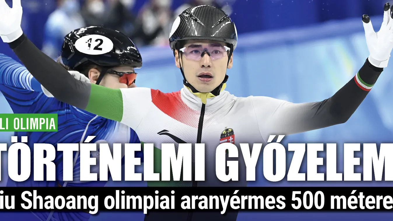 Liu Shaoang olimpiai aranyérmes lett 500 méteren