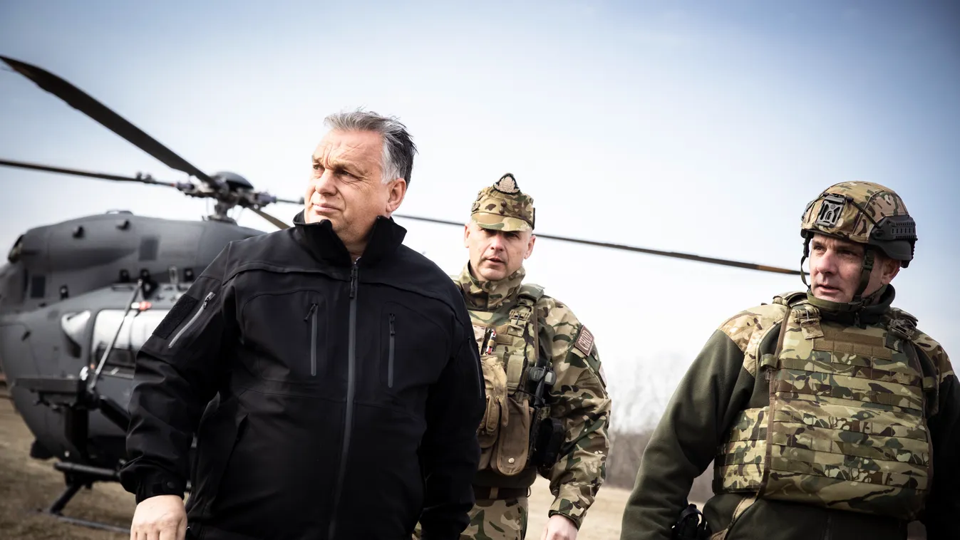 Határszemlét tartott Orbán Viktor - videó