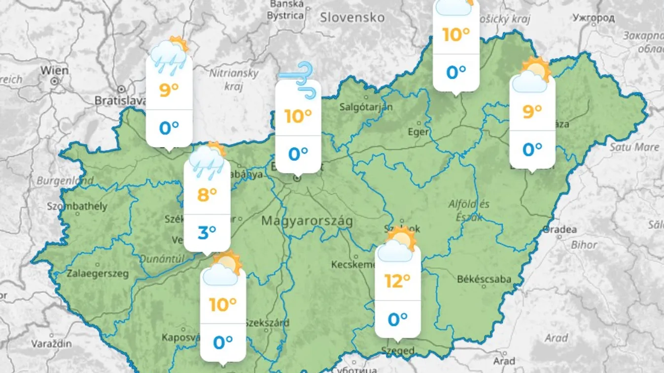 Már látni, milyen idő lesz a hétvégén