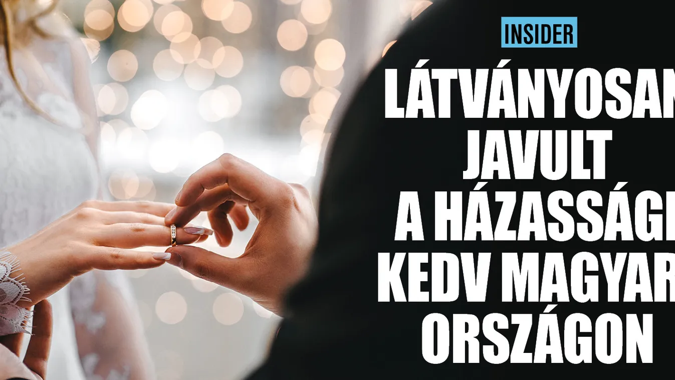 Látványosan javult a házassági kedv Magyarországon