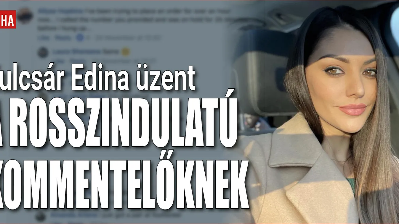Kulcsár Edina üzent a rosszindulatú kommentelőknek
