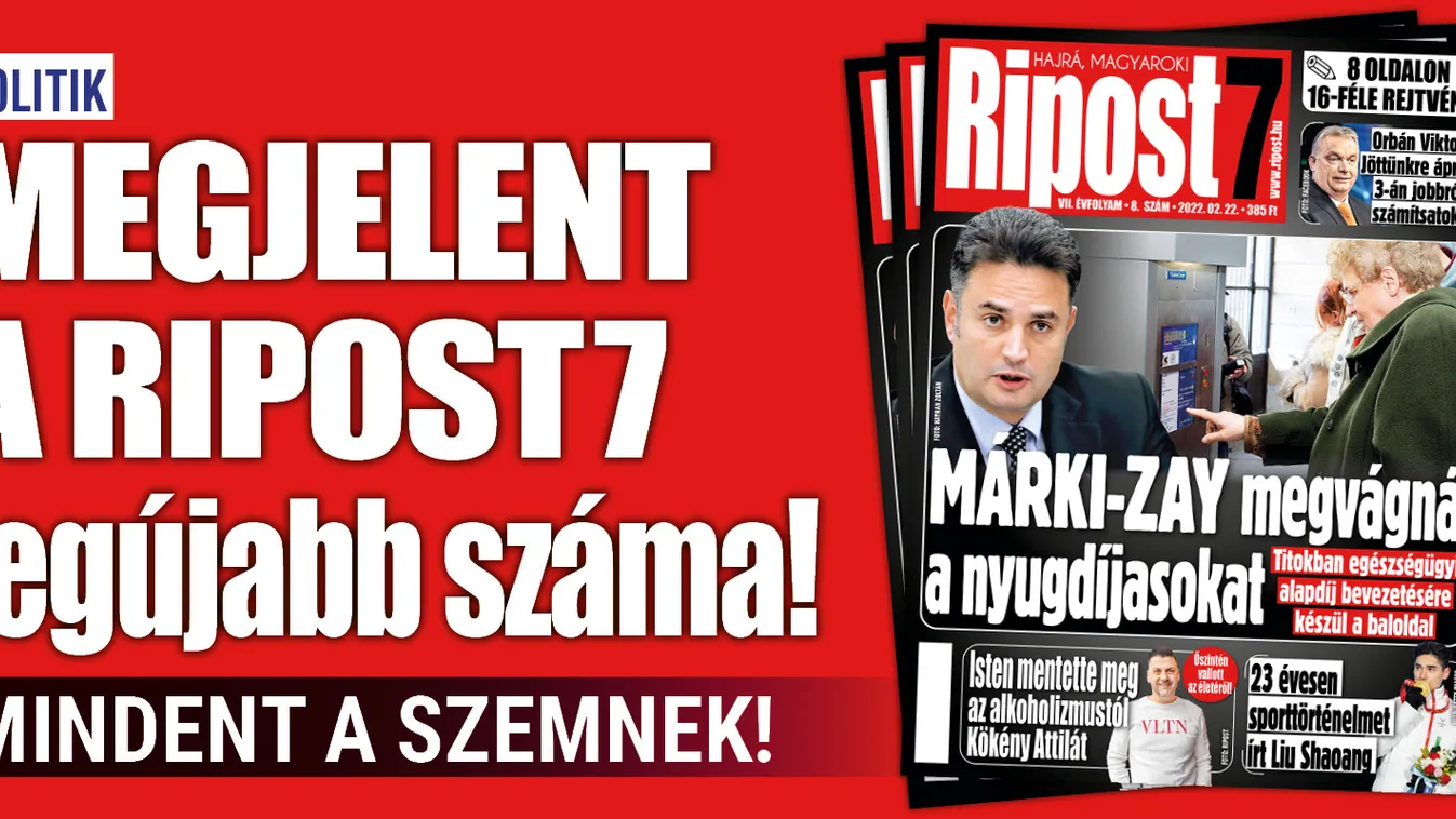 Megjelent a Ripost7 legújabb száma!