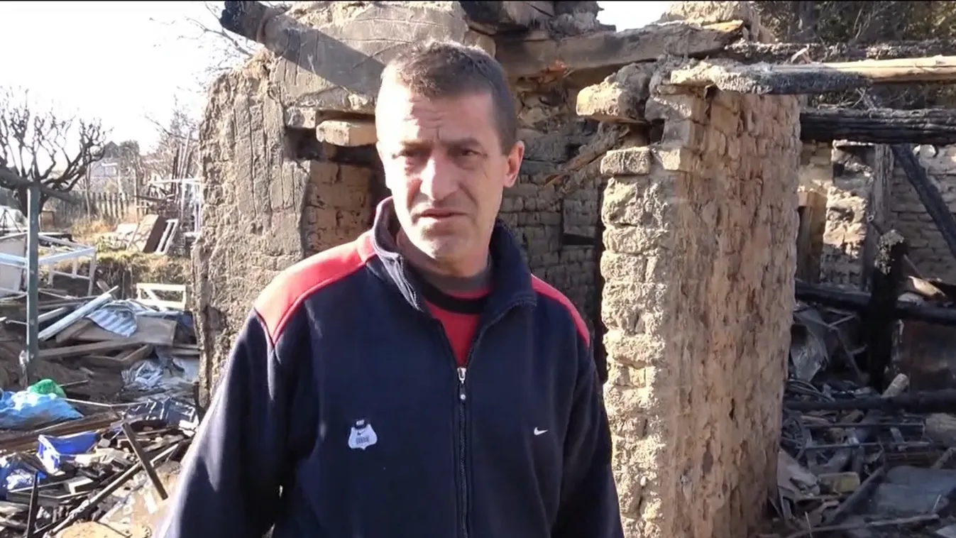 Kislányukkal együtt, papucsban menekült az ercsi család