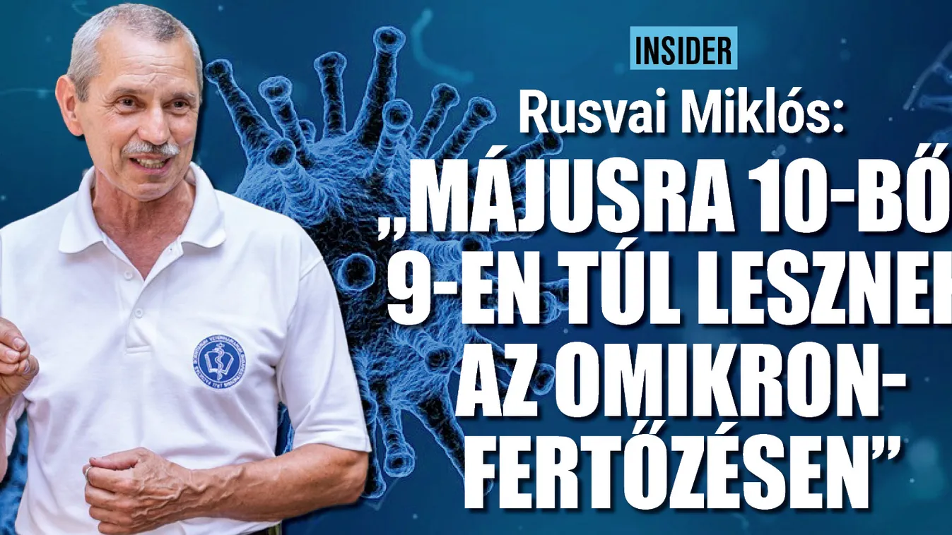  Májusra 10-ből 9-en túl lesznek az omikronon