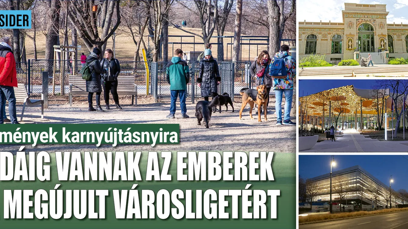  Odáig vannak az emberek a megújult Városligetért