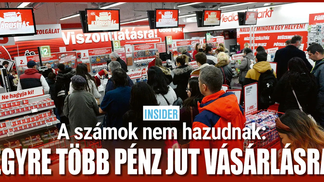 A számok nem hazudnak: egyre több pénz jut vásárlásra