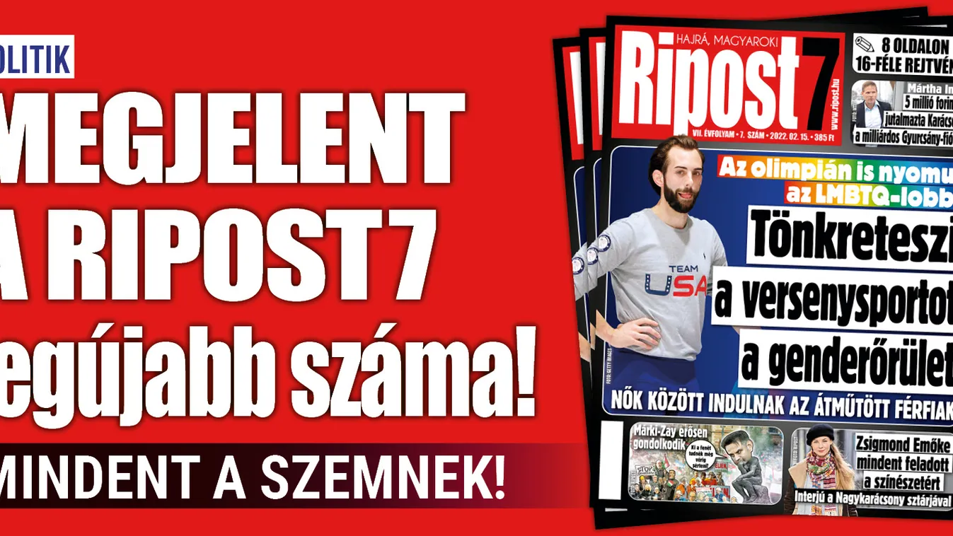Megjelent a Ripost7 legújabb száma
