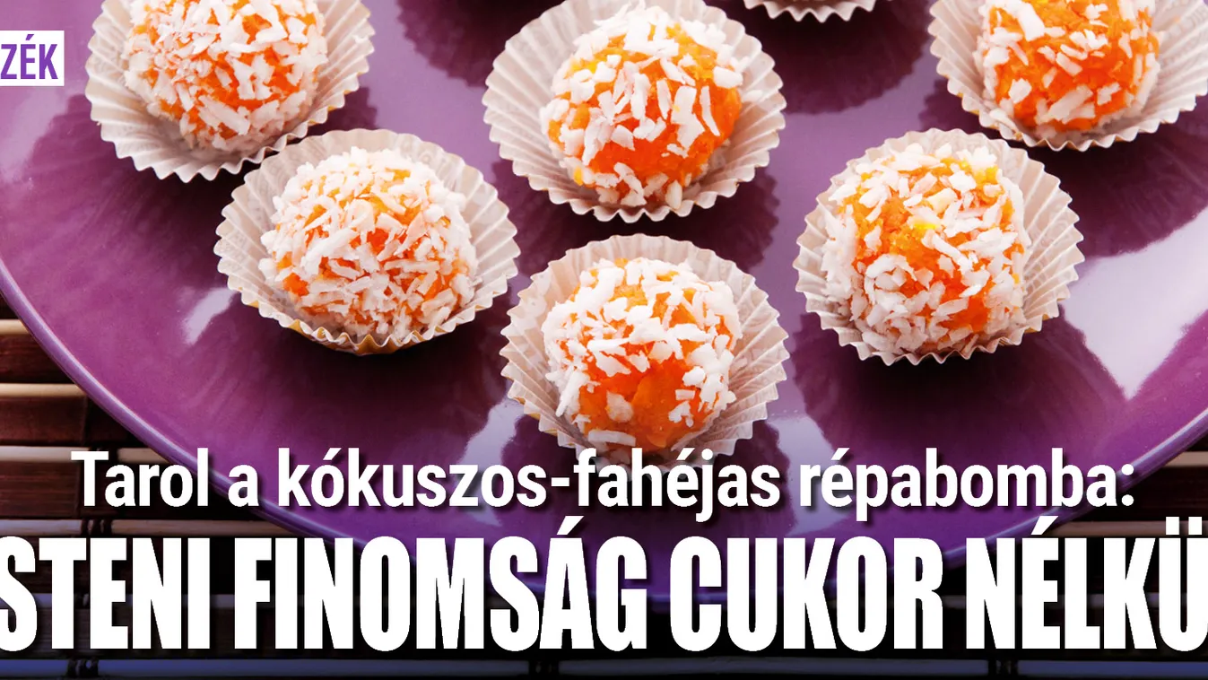 Tarol a kókuszos-fahéjas répabomba: kóstold meg