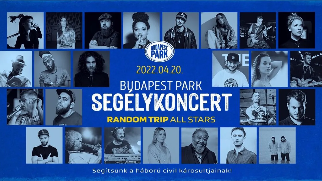 Segélykoncertet szervez a Budapest Park a háború menekültjeinek