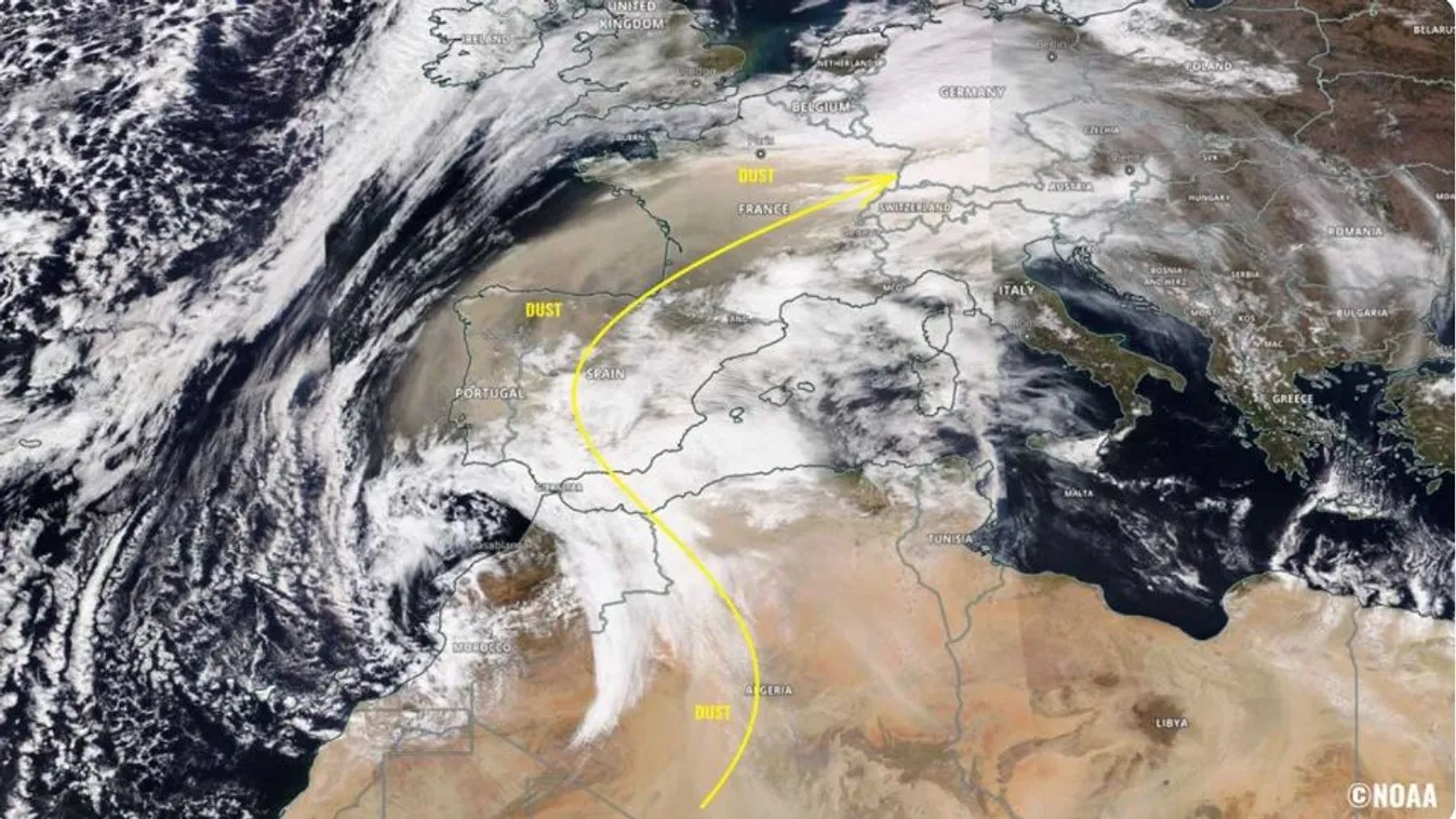 Megint támad a szaharai por