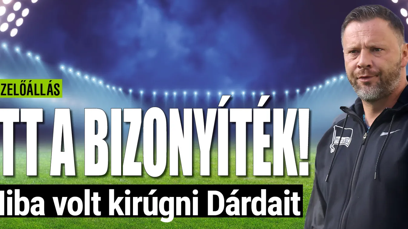 Visszasírhatják Dárdait, vesztébe rohan a Hertha